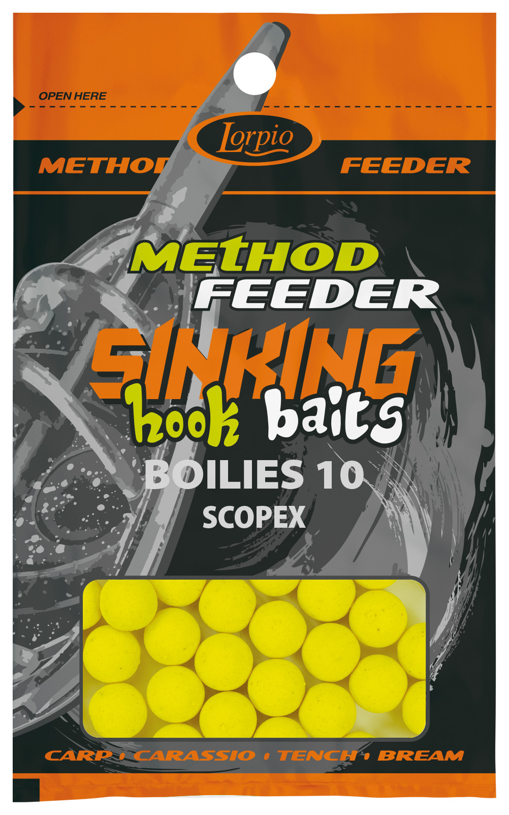 LORPIO PRZYNĘTA HOOK BAITS SINKING BOILES 10 MM SCOPEX 20G