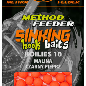 LORPIO PRZYNĘTA HOOK BAITS SINKING BOILES 10 MM MALINA CZARNY PIEPRZ 20G