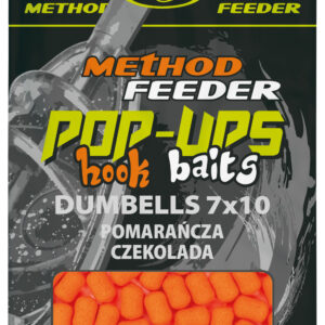 LORPIO PRZYNĘTA HOOK BAITS POP-UPS DUMBELS 7X10 MM POMARAŃCZA CZEKOLADA 15G