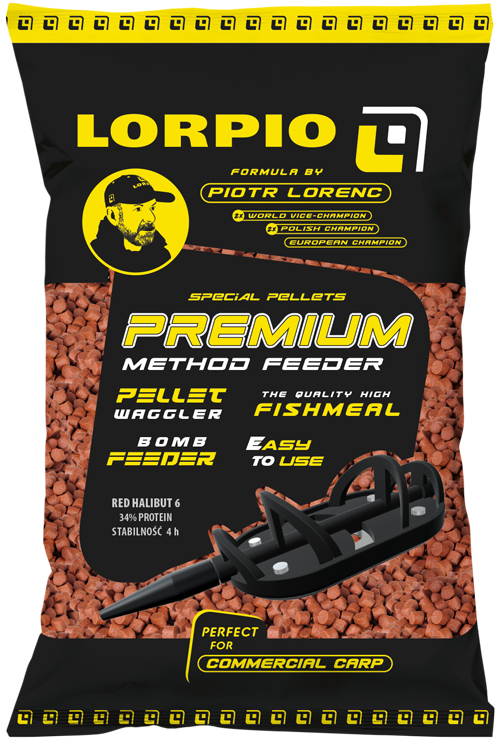 LORPIO PELLET RED HALIBUT4,5 MM 700G