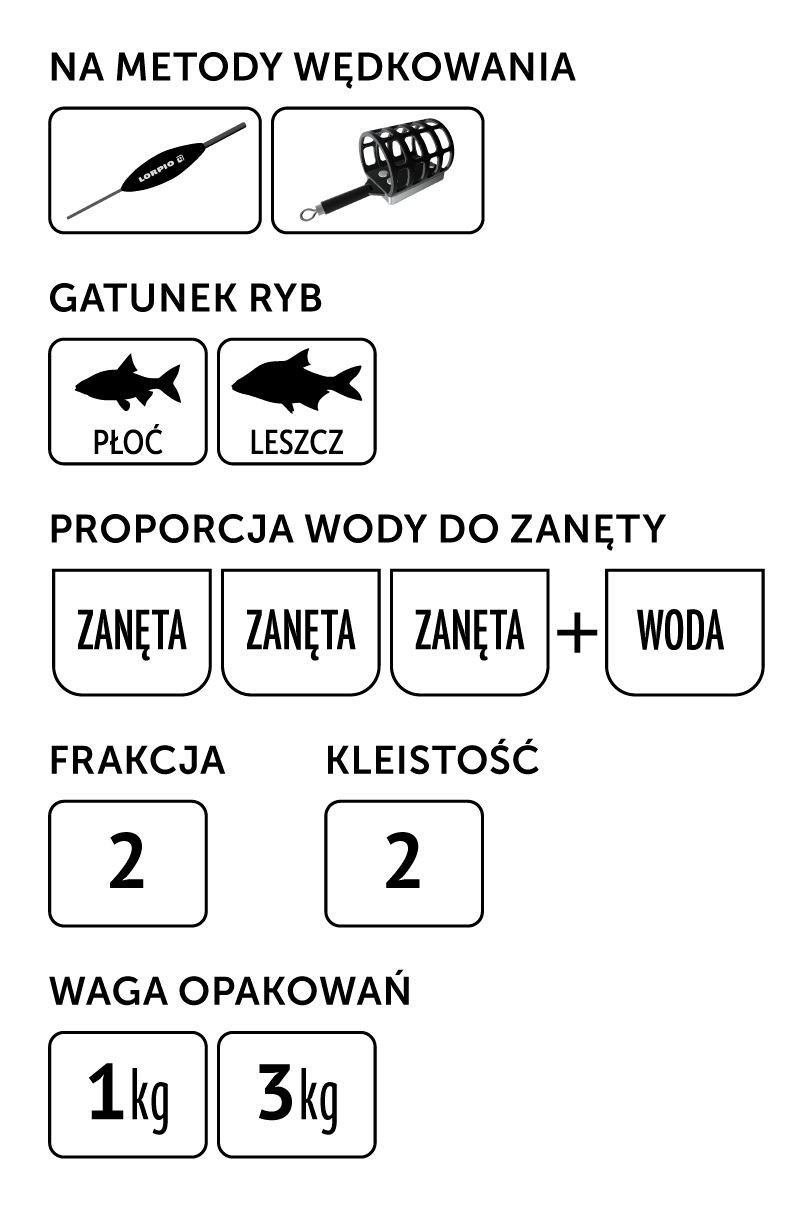 LORPIO ZANĘTA MEGA MIX PŁOĆ 3000 G - obrazek 2