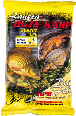 STIL ZANĘTA DUŻY KARP LESZCZ LIN GRUBOZIARNISTY LEMON WAFERS 1,8 KG