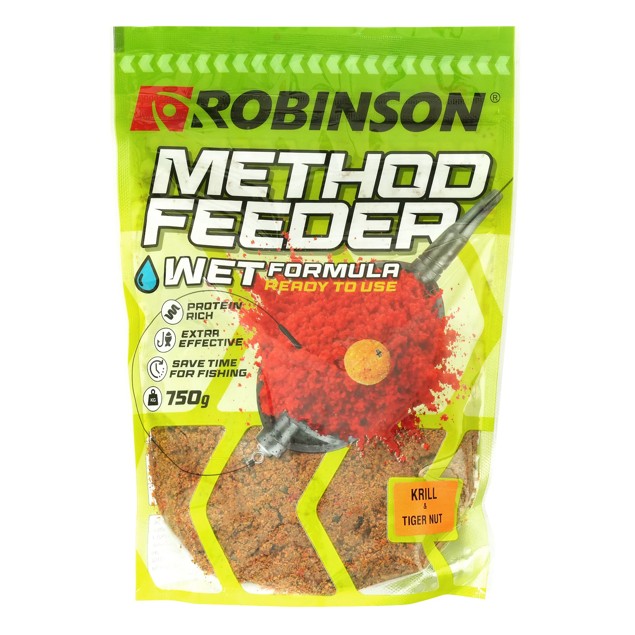 ROBINSON ZANĘTA READY METHOD FEEDER KRILL & TIGER NUT 750 G