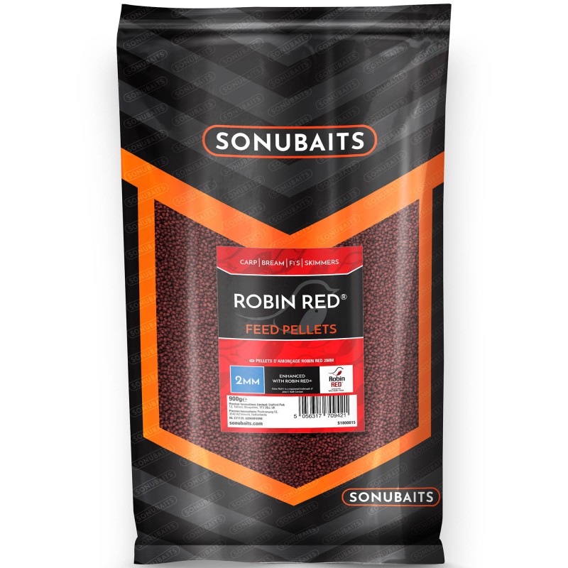 SONUBAITS PELLET FEED ROBIN RED 2MM 900 G