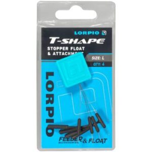 LORPIO STOPER T-SHAPE I ZACZEP SPŁAWIKOWY 4szt.