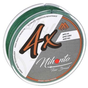 MIKADO PLECIONKA NIHONTO FINE BRAID 0.10mm/7,70kg/150m – ZIELONA