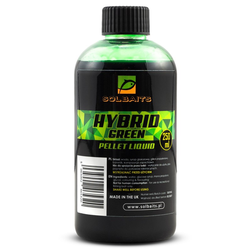SOLBAITS PELLET LIQUID HYBRID GREEN 250 ML