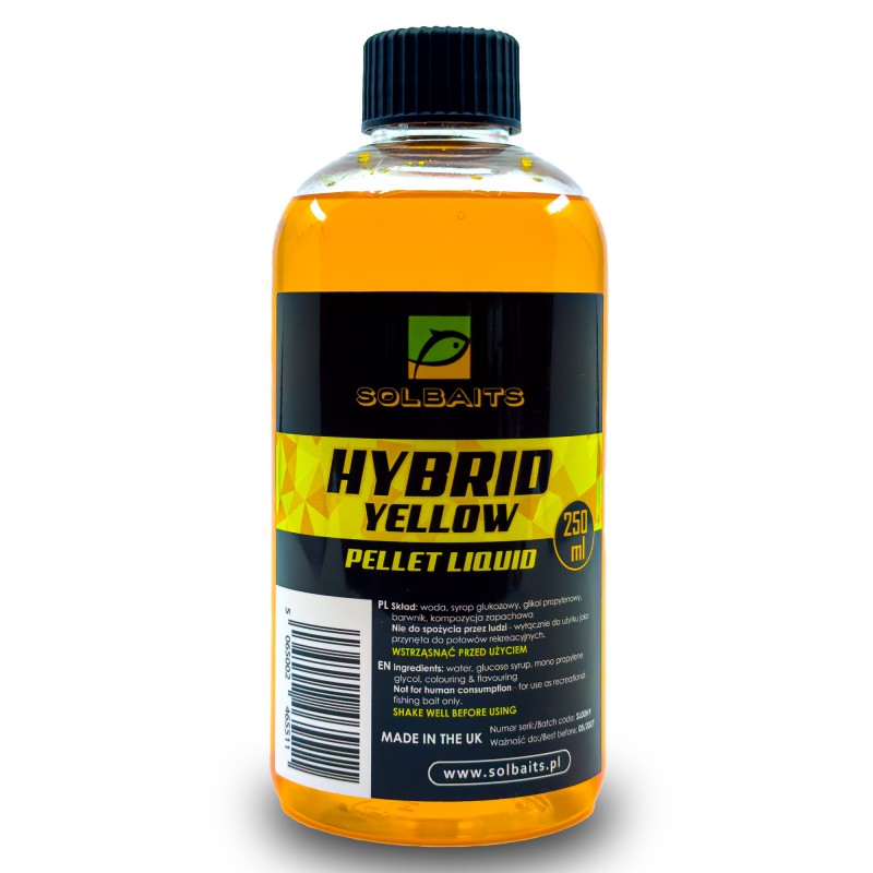 SOLBAITS PELLET LIQUID HYBRID YELLOW 250 ML