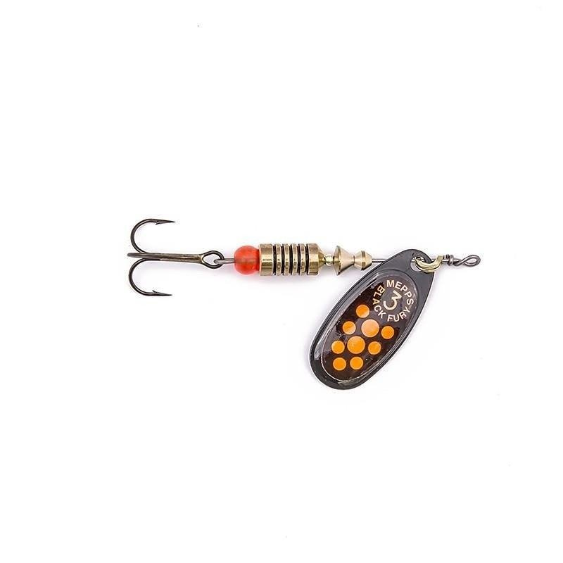 MEPPS AGLIA BLACK FURY CZARNY/ CZEWONE KROPKI ROZM 3 6,5 G