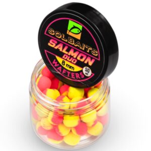 SOLBAITS WAFTERS SALMON DUO 8MM ŻÓŁTO RÓŻOWY JASKRAWY