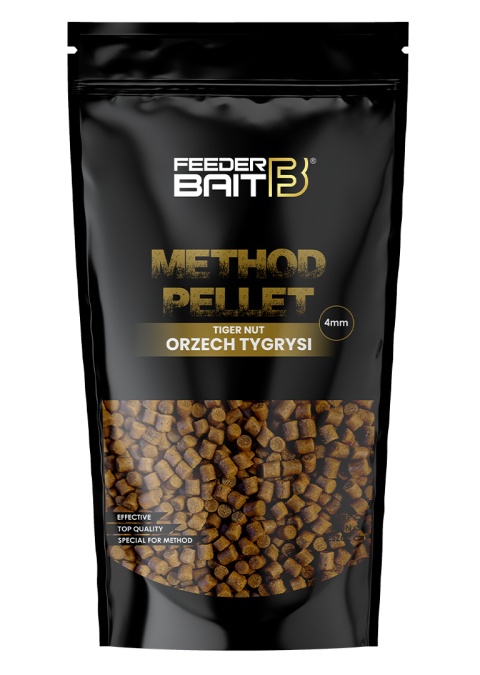 FEEDER BAIT PELLET 4 MM ORZECH TYGRYSI 800 G