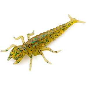 FISHUP Diving Bug 2″, #036 – Caramel/Green & Black