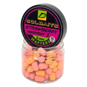 SOLBAITS WAFTERS WASHOUT 1 STRAWBERRY 6MM