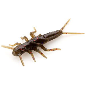 FISHUP Stonefly 0.75″, #050 – Green Pumpkin Brown/Red & Purple 21MM
